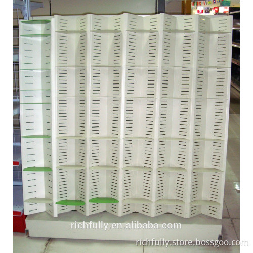 Supermarket book rack, bookstore bookcase, Library book shelf